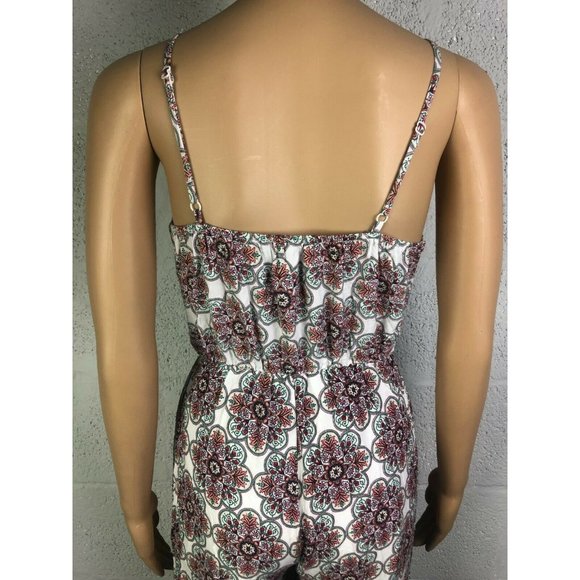 Purple Snow Mandala Romper Pants Jumpsuit Boho Playsuit Style RSA3522 Size S - Picture 9 of 12